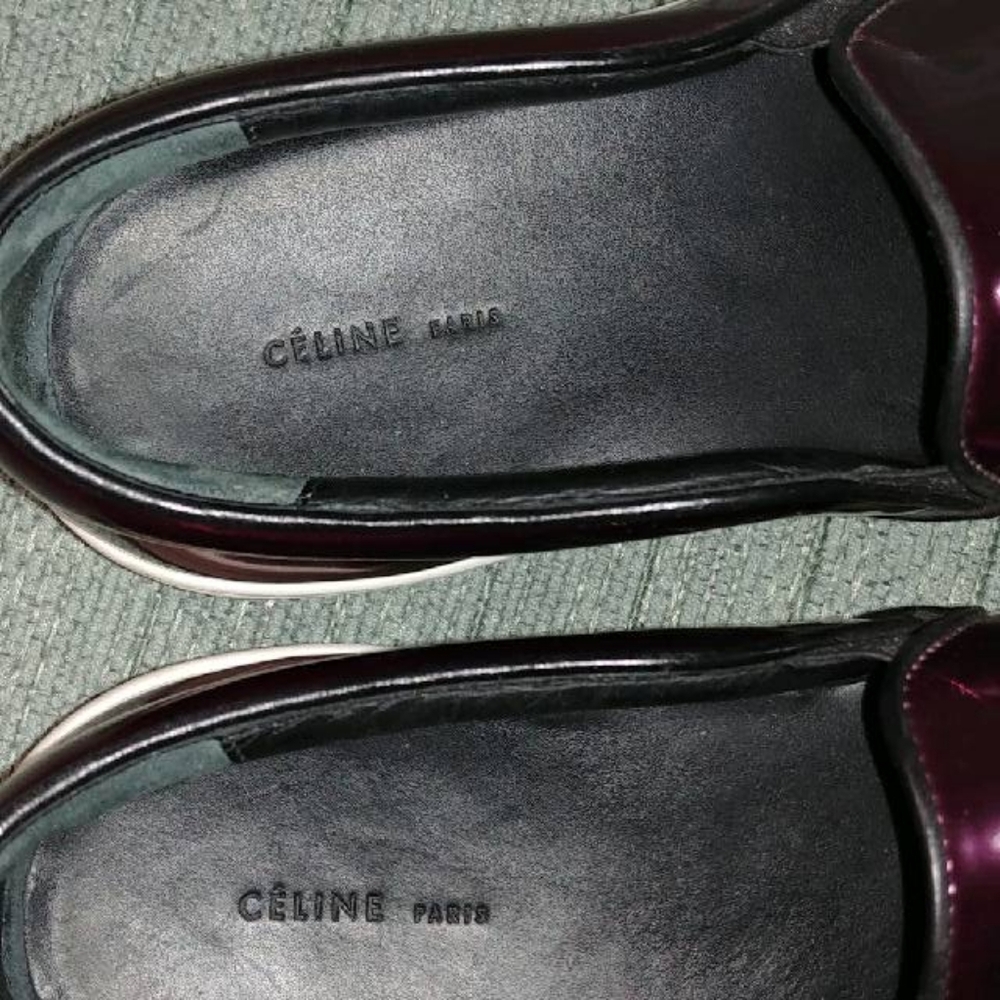 Metallic Purple Slip-On Sneakers - Picture 3 of 12